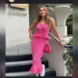 Sofia jeans women's pink dress size M